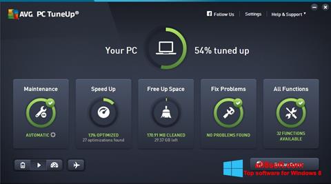 Screenshot AVG PC Tuneup para Windows 8