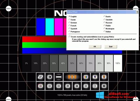 Screenshot Nokia Monitor Test para Windows 8