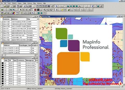 Screenshot MapInfo Professional para Windows 8