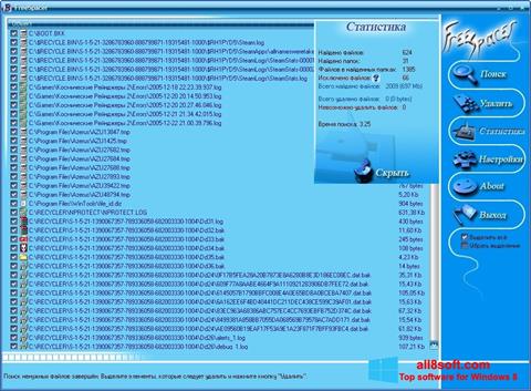 Screenshot FreeSpacer para Windows 8