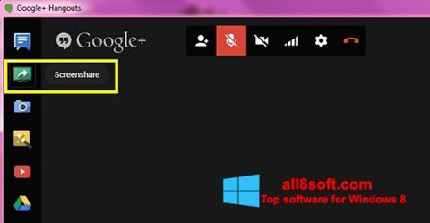 Screenshot Hangouts para Windows 8