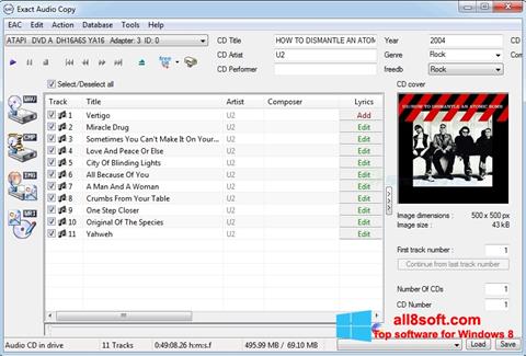Screenshot Exact Audio Copy para Windows 8