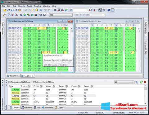 Screenshot Hex Workshop para Windows 8
