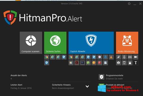 Screenshot HitmanPro para Windows 8