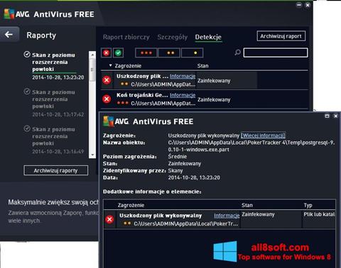 Screenshot AVG AntiVirus Free para Windows 8