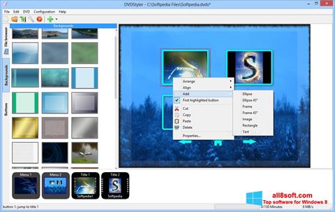 Screenshot DVDStyler para Windows 8