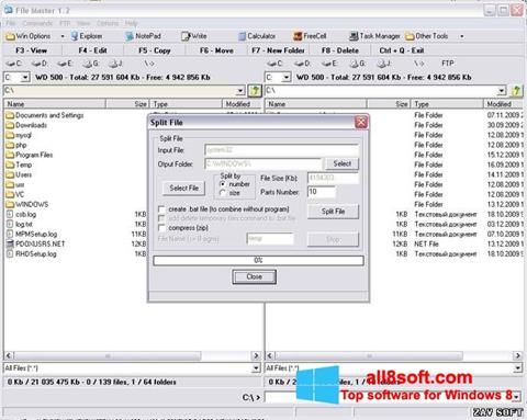 Screenshot File Master para Windows 8
