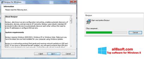 Screenshot Bonjour para Windows 8