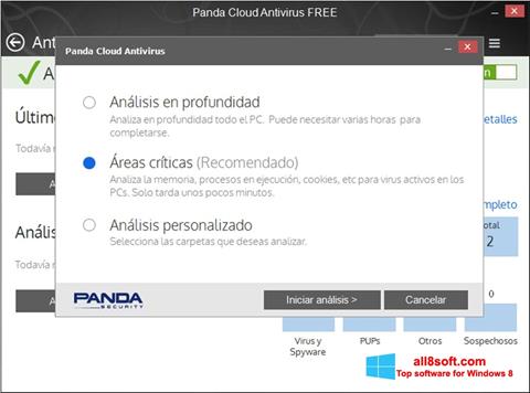 Screenshot Panda Cloud para Windows 8