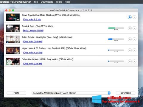 Screenshot Free YouTube to MP3 Converter para Windows 8