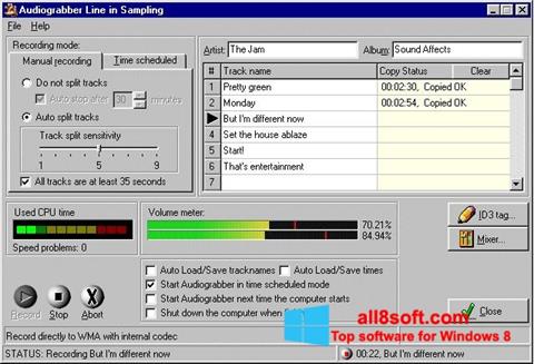 Screenshot Audiograbber para Windows 8