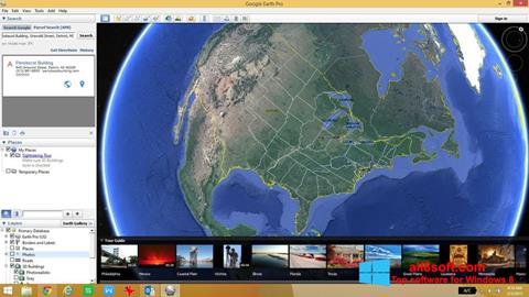 Screenshot Google Earth para Windows 8