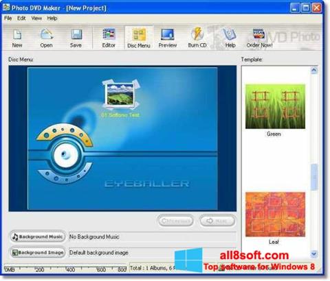 Screenshot DVD Maker para Windows 8