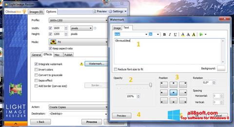 Screenshot Light Image Resizer para Windows 8