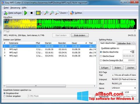 Screenshot MP3 Cutter para Windows 8