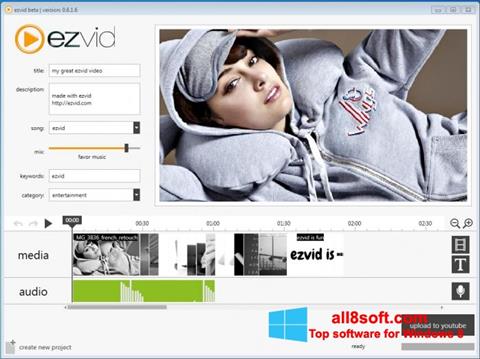 Screenshot Ezvid para Windows 8