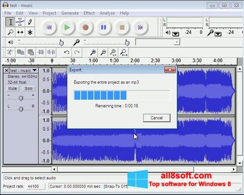 Screenshot Lame MP3 Encoder para Windows 8