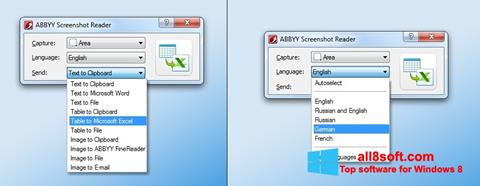 Screenshot ABBYY Screenshot Reader para Windows 8