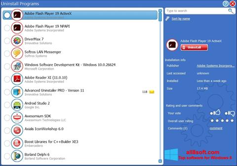 Screenshot Advanced Uninstaller PRO para Windows 8