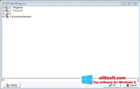 Screenshot KillCopy para Windows 8