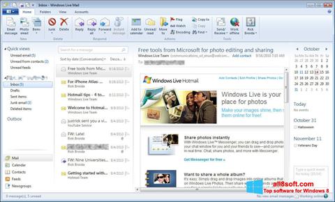 Screenshot Windows Live Mail para Windows 8