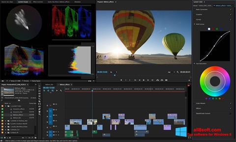 Screenshot Adobe Premiere Pro para Windows 8