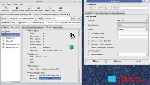 Screenshot Nmap para Windows 8
