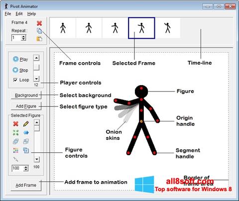Screenshot Pivot Animator para Windows 8