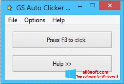 Screenshot GS Auto Clicker para Windows 8