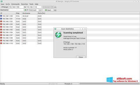 Screenshot Angry IP Scanner para Windows 8