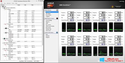 Screenshot AMD Overdrive para Windows 8