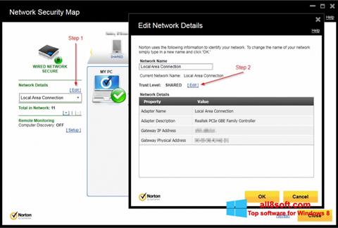 Screenshot Norton Internet Security para Windows 8