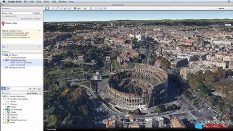 Screenshot Google Earth Pro para Windows 8