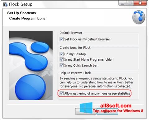 Screenshot Flock para Windows 8