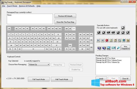 Screenshot KeyTweak para Windows 8