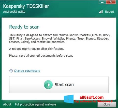 Screenshot Kaspersky TDSSKiller para Windows 8