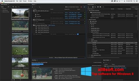 Screenshot Adobe Media Encoder para Windows 8