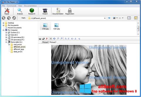 Screenshot File Repair para Windows 8
