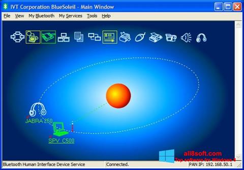 Screenshot BlueSoleil para Windows 8