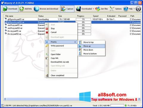 Screenshot Mipony para Windows 8