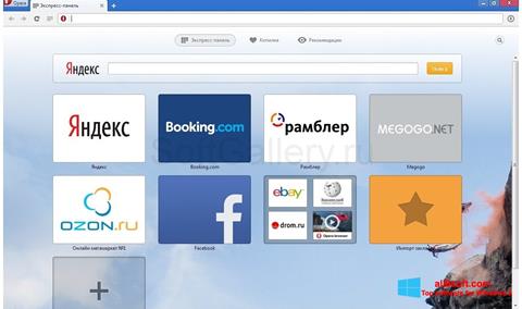 Screenshot Opera Next para Windows 8