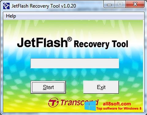Screenshot JetFlash Recovery Tool para Windows 8