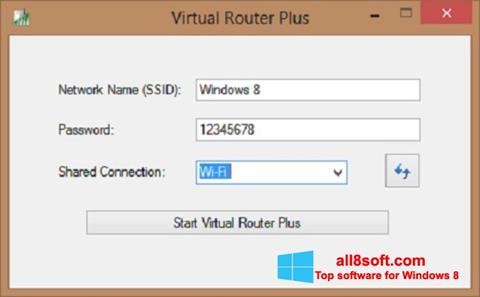 Screenshot Virtual Router Plus para Windows 8