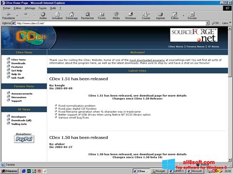 Screenshot CDex para Windows 8