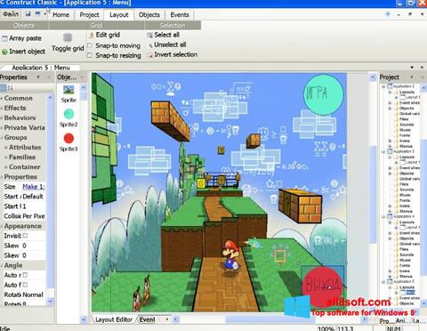Screenshot Construct Classic para Windows 8