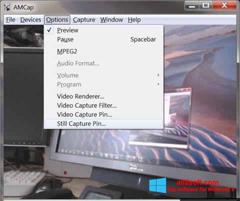 Screenshot AMCap para Windows 8